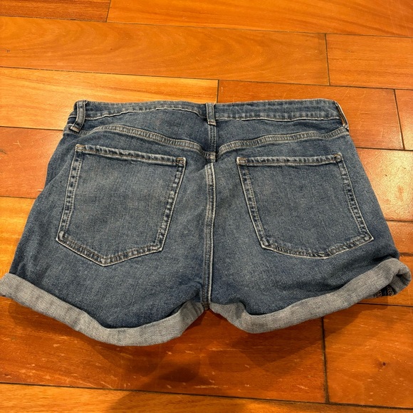 High Waist Jean Shorts - Picture 2 of 3